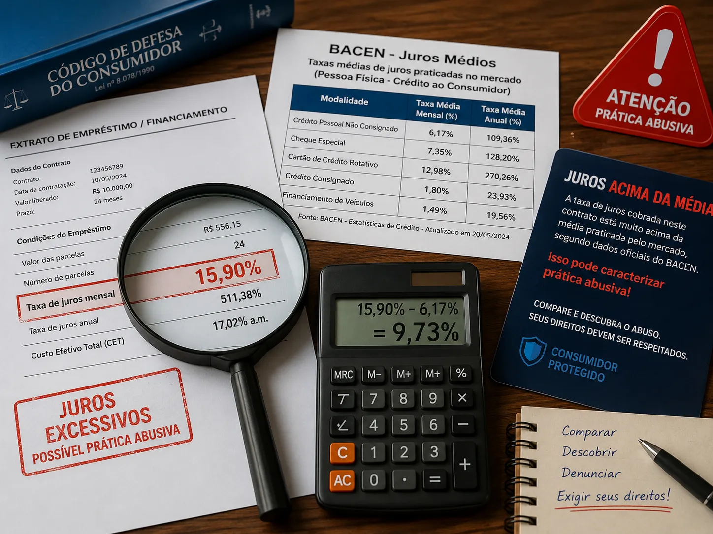 Juros Abusivos em Contratos Bancários