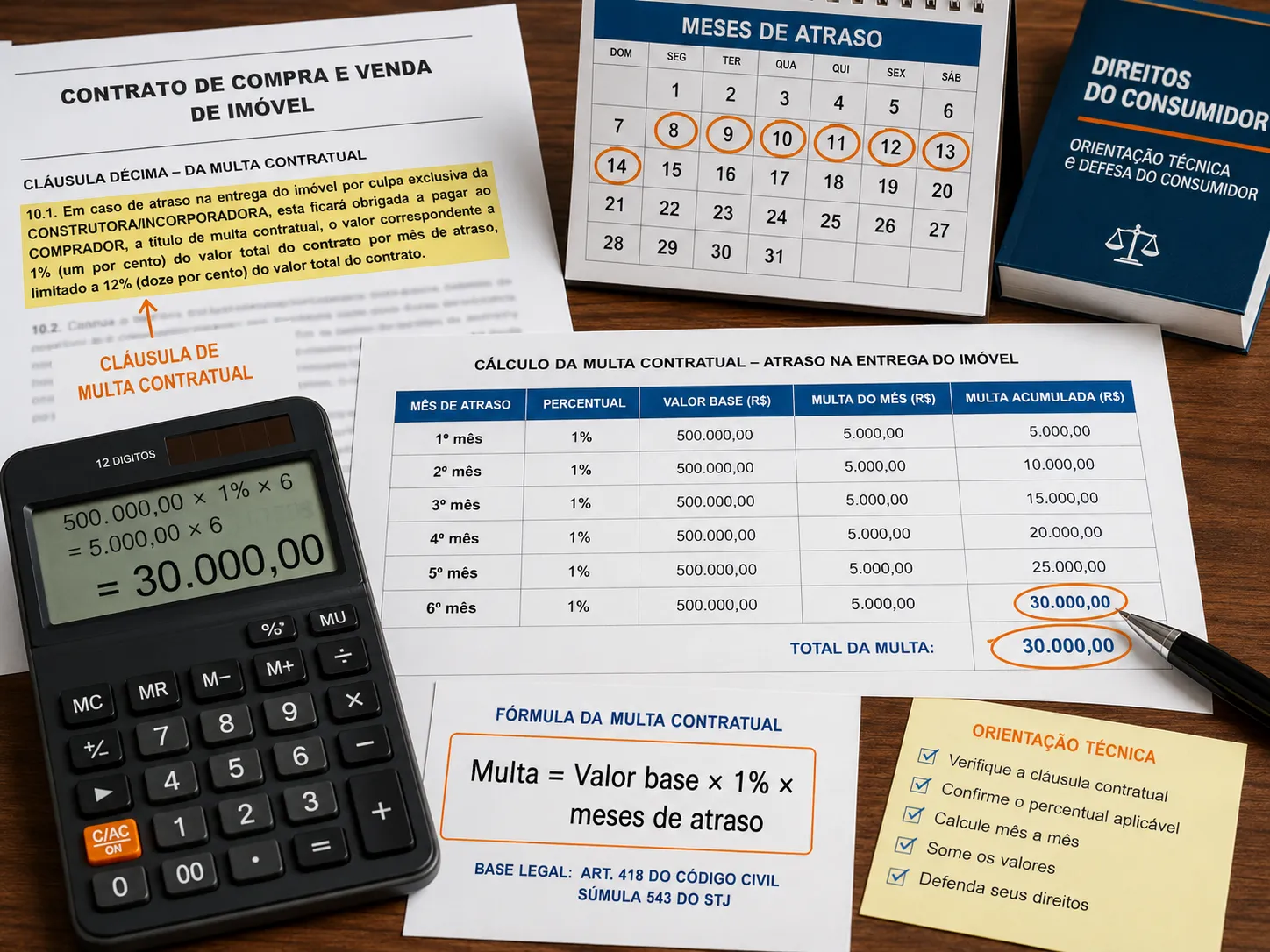 Multa por Atraso na Entrega de Imóvel