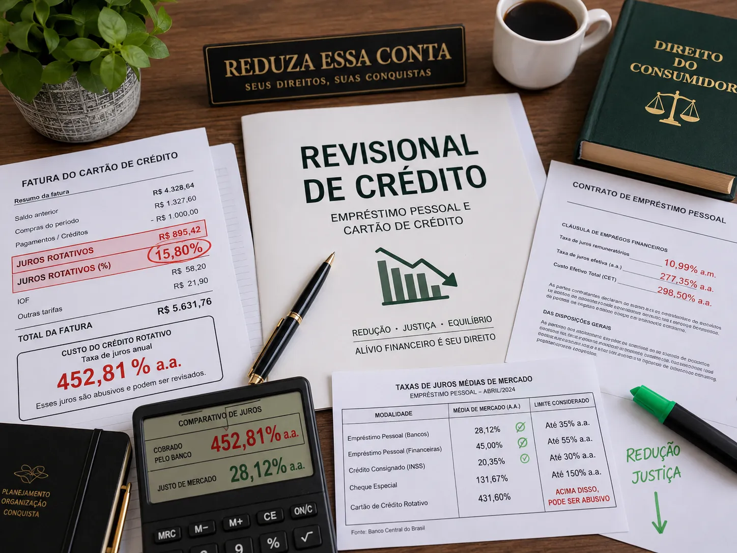 Revisional de Contrato de Empréstimo Pessoal e Cartão de Crédito