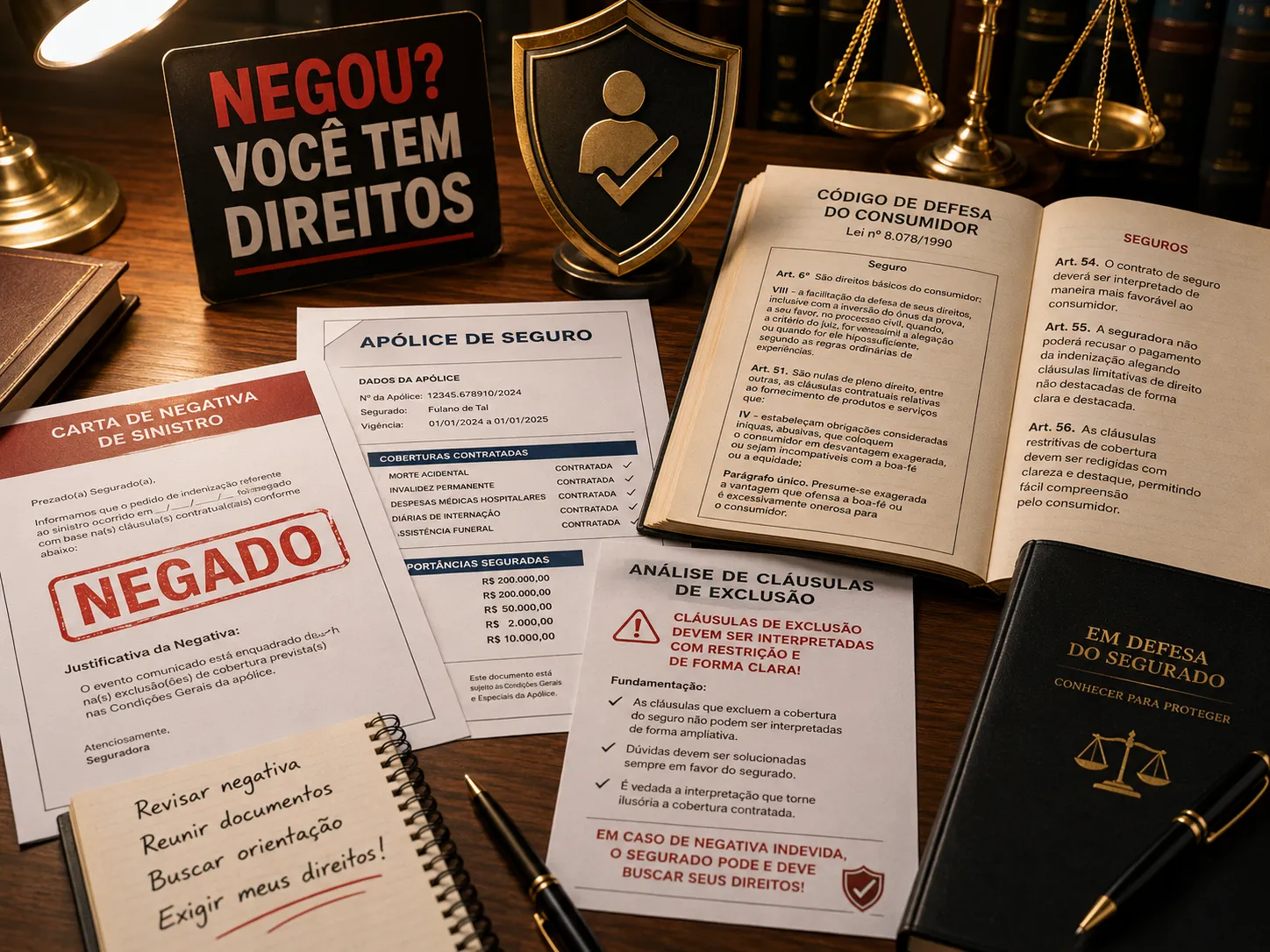 Seguradora Negou o Sinistro: Quais São os Meus Direitos?