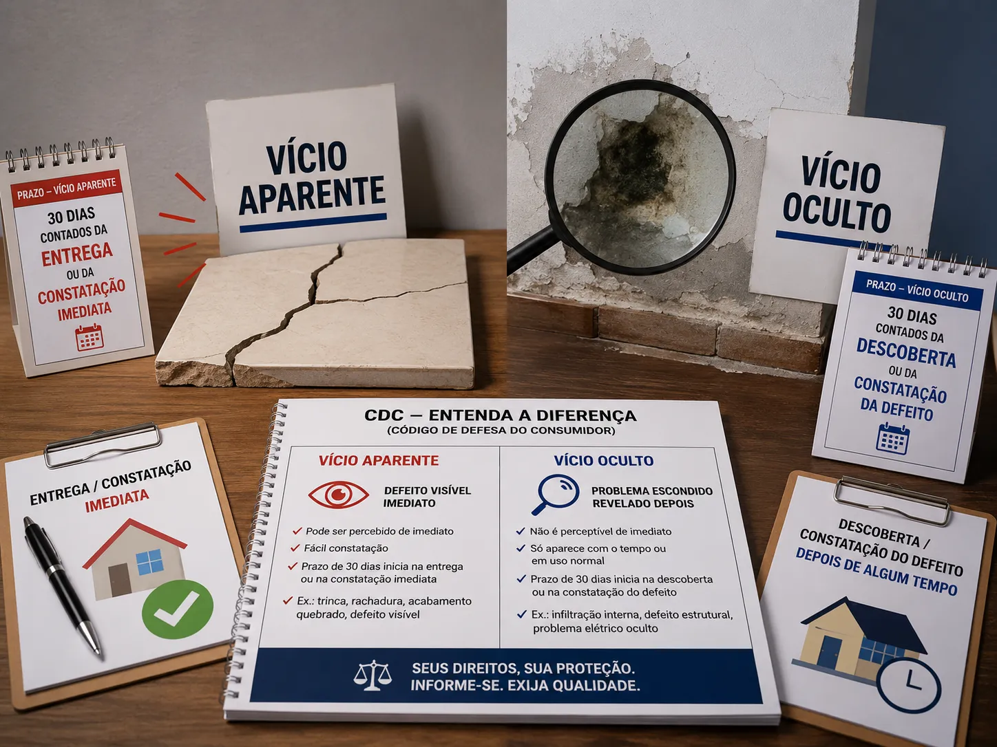 Vícios Ocultos e Aparentes na Construção