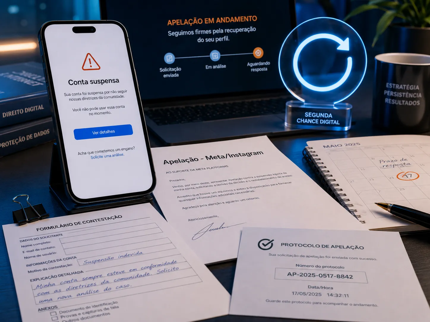 Apelação Instagram: Recuperar Conta Suspensa