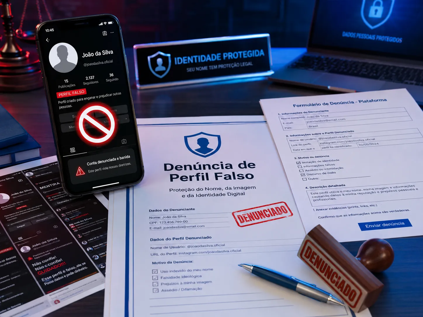Como Denunciar um Perfil Falso ou Ofensivo para Exclusão