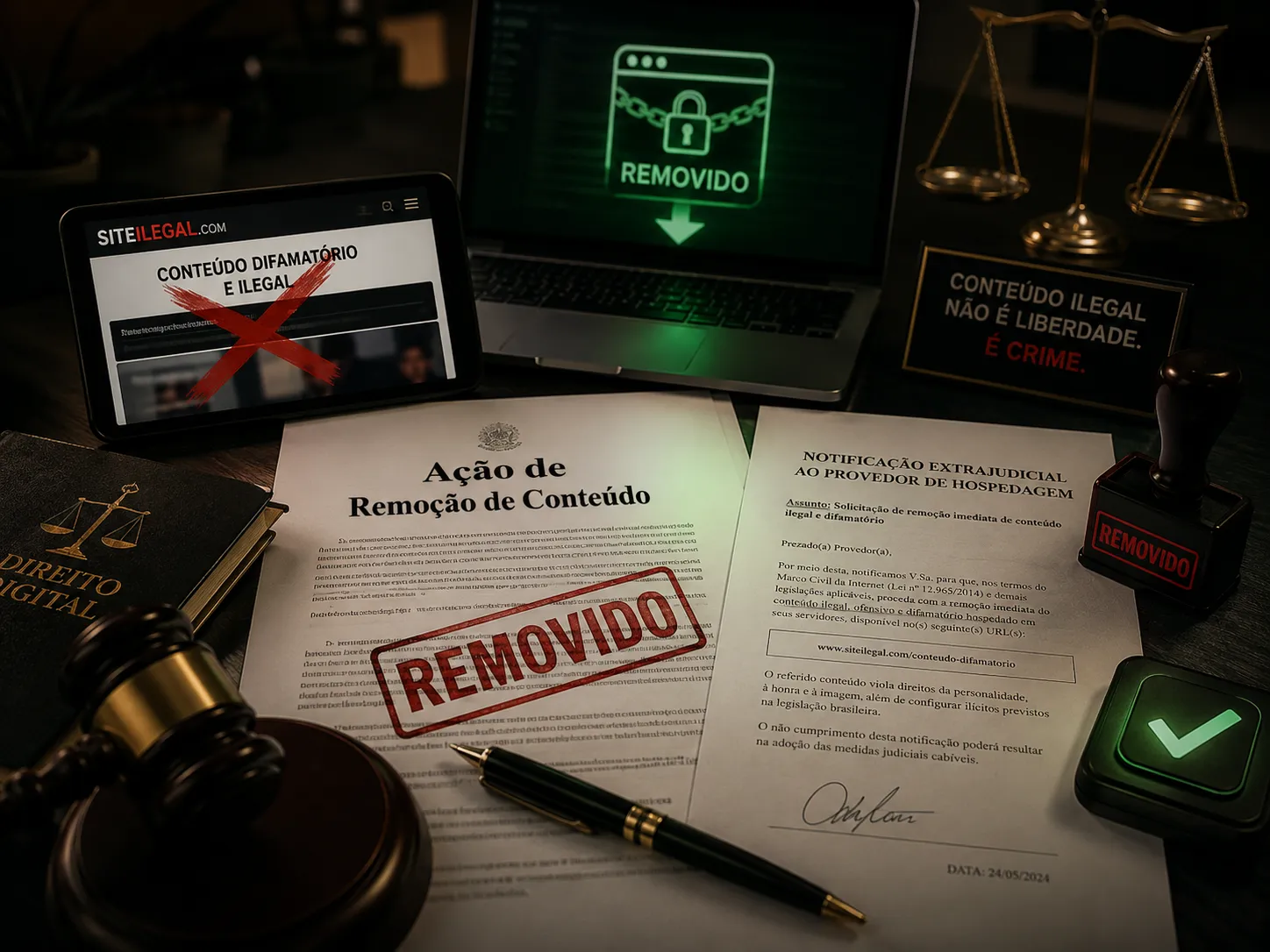 Como Derrubar um Site com Conteúdo Ilegal ou Difamatório