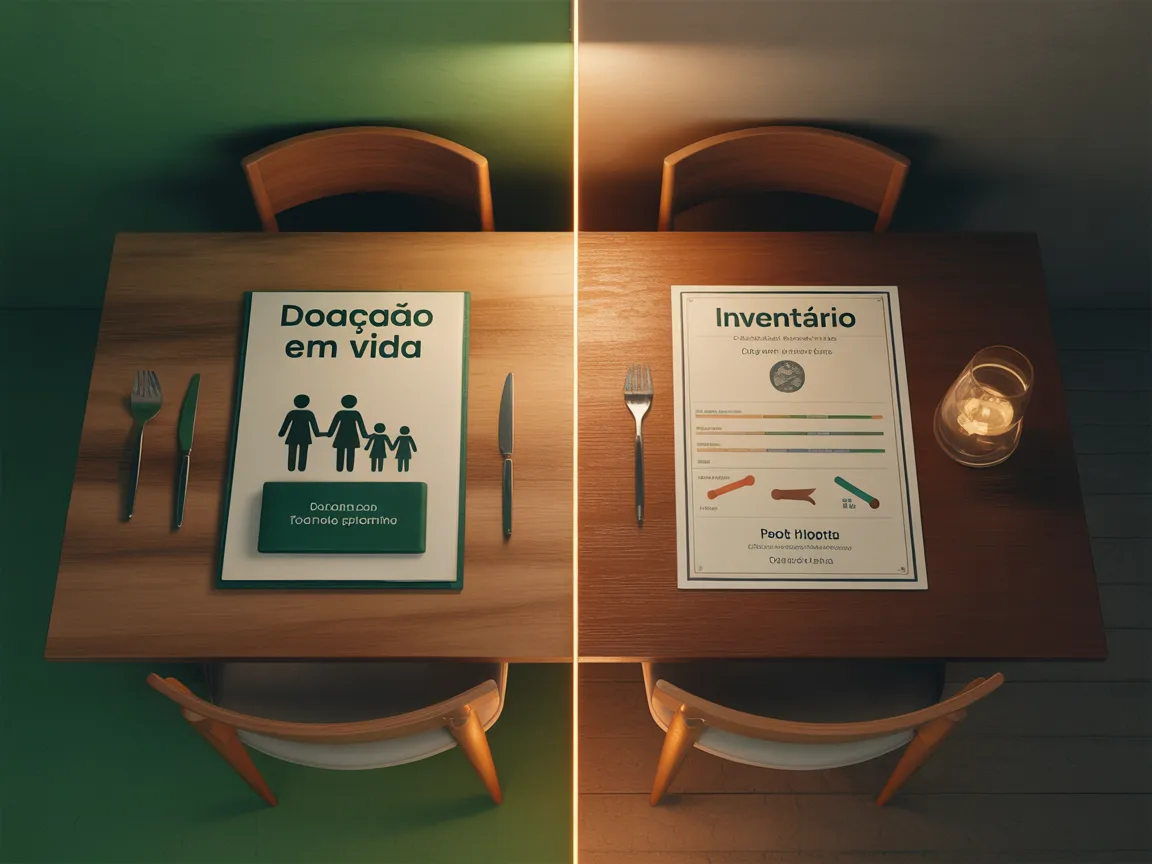 Doação em Vida x Inventário